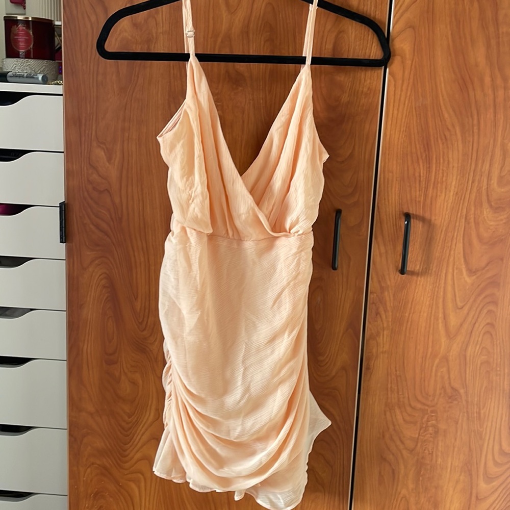 American Threads peach mini dress!